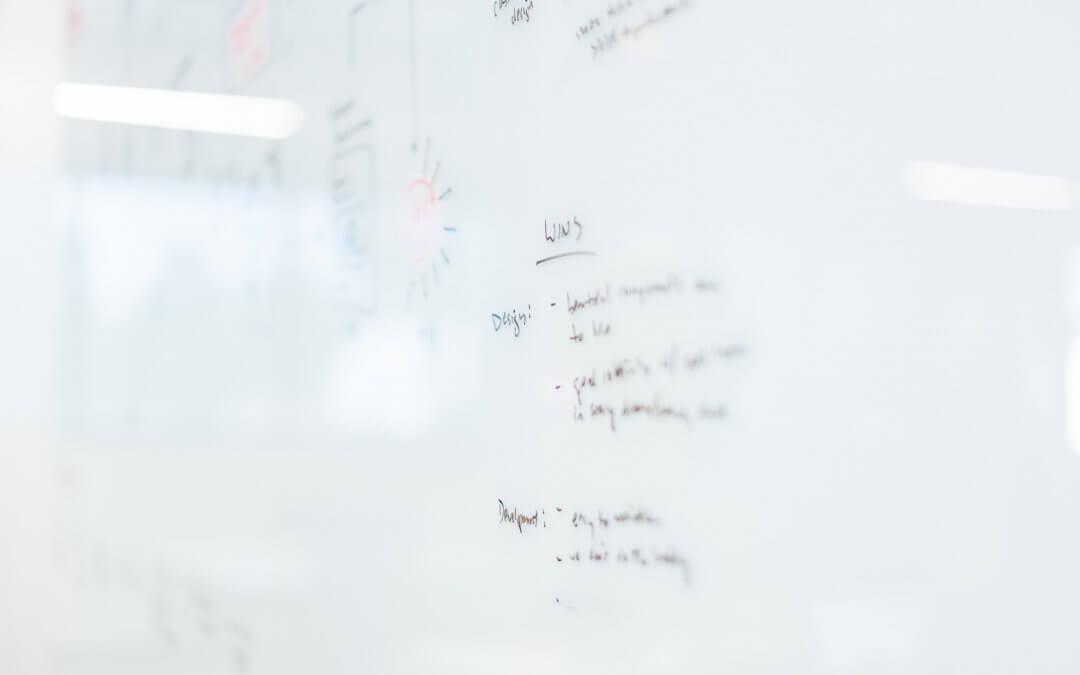 Image shows a whiteboard.